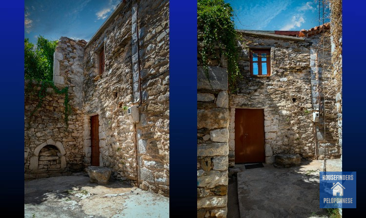 long-term rental-rent-newly-renovated-house-greek-village-thalames-mania